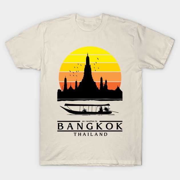 On Vacation In Bangkok T-Shirt by KewaleeTee